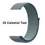 Qiman Nylon Iwatch Band Replacement Strap Nylon Loop Watch Band for Apple Watch Fabric Nylon Strap for Iwatch 7/6/5