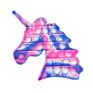 Rainbow Tie-Dye Silicone Sensory Autism Push Toys Game Last Fidget Toy