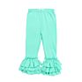 Sales Toddler Ruffle Leggings Solid Color Triple Cotton Kids Clothing Girls Ruffle Pants