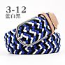 Unisex Multiple Option Stretch Belt Braided Elastic Stretch Fabric Belt Casual Weave Canvas Woven Belt