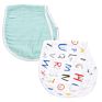 Yiwu Tongtu 2-Layers with Double Sides Reusable Boys and Girls Muslin Baby Burp Cloths