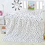 100% Cotton Muslin Swaddle Blanket Tassel 120*110 Cm Wrap Towel for Baby