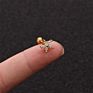1 Pcs Piercing Earrings for Women Jewelry Broncos Heart Moon Star Stud Earrings Initial Ear Cartilage Earrings