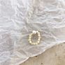 34 Models Vintage Handmade Irregular Geometric Adjustable Stacking Freshwater Baroque Pearl Beaded Heart Elastic Ring Women Girl
