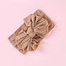 35 Colors Nylon Hair Accessories American Handmade Baby Kids Headwrap Elastic Bow Headband
