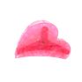 3.7 Inch 9.5Cm Luxury Women Large Tortoise French Metal Accessories Jaw Clamp Heart Celluloid Acetate Triangle Hair Claw Clip