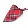 Adjustable Pet Washable Triangle Plaid Pet Bandanas Dog Scarf Bandana