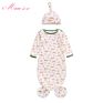 Cotton Jersey Newborn Sleeping Bag 0-6M Baby Safe Sleep Sack Knotted Baby Gown Unisex Newborn Baby Sleeping Bag