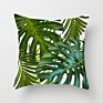 Fashionable Tropical Plant Polyester Hugging Pillow Case Office Fabric Sofa Cushion Cover Home Peach Skin Pillow Case