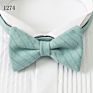 Last Design Mens Tuxedo Wool Bow Ties for Men Handmade