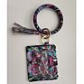 Hot Sale Amazon Leather Key Ring Keychain Wallet Wristlet Bracelet