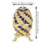 Qifu Small Jewelry Box Enamel Painting Variety of Styles Metal Jewelry Box