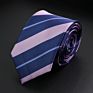 Stylish Men's Stripe Necktie College Style Red Navy Blue Green Multi-Color Twill Cosplay Party Business Wedding Neck Ties