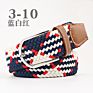 Unisex Multiple Option Stretch Belt Braided Elastic Stretch Fabric Belt Casual Weave Canvas Woven Belt