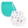 Yiwu Tongtu 2-Layers with Double Sides Reusable Boys and Girls Muslin Baby Burp Cloths