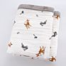 6 Layer Muslin Blanket Printed Design 110*110Cm Bath Towel Cotton Baby Blanket