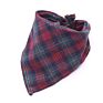 Adjustable Pet Washable Triangle Plaid Pet Bandanas Dog Scarf Bandana