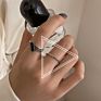 Aug Jewelry Mixed Mixed Batch Optional 925 Silver Female Old Vintage Jewelry, Opening Adjustable Thai Silver Ring