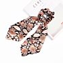 Butterfly Hair Tie Floral Print Bandana Personalized Designer Luxury Long Scarf Hair Scrunchies