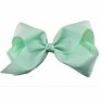 Cute 8 Inch Grosgrain Solid Color Bowknot Hair Bows with Clips Handmade Price Kid Girls Hair Accessories