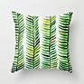 Fashionable Tropical Plant Polyester Hugging Pillow Case Office Fabric Sofa Cushion Cover Home Peach Skin Pillow Case