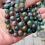 Luxury Feng Shui Rose Quartz Jade Stone Bead Bracelets Simple Men's Natural Gems Stone Healing Crystal Bracelet