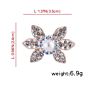 Rhinestones Flower Broches Pins Brooches