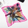 Satin Bandana Women Square Small Bag Wrap Bohemian Retro Silk Scarf