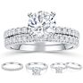 Square Zircon Engagement Rings 925 Sterling Silver Cz Diamond Ring for Women