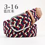 Unisex Multiple Option Stretch Belt Braided Elastic Stretch Fabric Belt Casual Weave Canvas Woven Belt