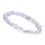 Women Amethyst Ruby Quartz Amazonite Tourmaline Mixed Gemstones Nuggets Beads Stretch Bracelet Beads for Jewelry Making