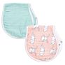 Yiwu Tongtu 2-Layers with Double Sides Reusable Boys and Girls Muslin Baby Burp Cloths