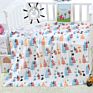 100% Cotton Muslin Swaddle Blanket Tassel 120*110 Cm Wrap Towel for Baby