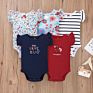 100% Cotton Newborn Infant Boys Girls Bodysuit Clothes Sets Baby Rompers