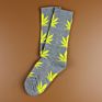 124 Men Hip Hop Plant Cotton Street Cannabis Sock Maple Pot Unisex Leaf Crew Weed Socks Men