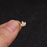 1 Pcs Piercing Earrings for Women Jewelry Broncos Heart Moon Star Stud Earrings Initial Ear Cartilage Earrings