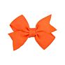 2.2 Inch Small Swallow Tail Ribbon Hair Bow with Full Lined Clip for Little Baby Girls Kids Hair Accessory 811