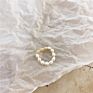34 Models Vintage Handmade Irregular Geometric Adjustable Stacking Freshwater Baroque Pearl Beaded Heart Elastic Ring Women Girl