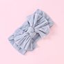 35 Colors Nylon Hair Accessories American Handmade Baby Kids Headwrap Elastic Bow Headband