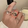 Aug Jewelry Mixed Mixed Batch Optional 925 Silver Female Old Vintage Jewelry, Opening Adjustable Thai Silver Ring