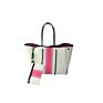 Blush Snake Neoprene Tote Bag Women Shoulder Bag With