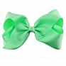 Cute 8 Inch Grosgrain Solid Color Bowknot Hair Bows with Clips Handmade Price Kid Girls Hair Accessories