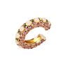 Women Pearl Ear Cuff Earring Bohemian Natural Freshwater Circle Small Clip on Earring No Piercing Fake Cartilage Earring