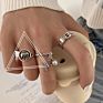 Aug Jewelry Mixed Mixed Batch Optional 925 Silver Female Old Vintage Jewelry, Opening Adjustable Thai Silver Ring