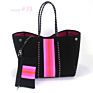 Blush Snake Neoprene Tote Bag Women Shoulder Bag With