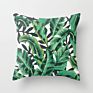 Fashionable Tropical Plant Polyester Hugging Pillow Case Office Fabric Sofa Cushion Cover Home Peach Skin Pillow Case