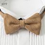 Last Design Mens Tuxedo Wool Bow Ties for Men Handmade