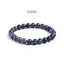 Women Crystals Healing Real Amethyst Stones Beaded Bracelt