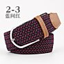 Unisex Multiple Option Stretch Belt Braided Elastic Stretch Fabric Belt Casual Weave Canvas Woven Belt