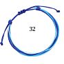 Waterproof Adjustable Multi-Layer Women Multi-Color Boho Handmade Jewelry Hand-Woven Wax String Bracelets